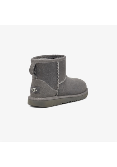 Ugg Classic Mini Çocuk Gri Bot Düz 1017715k Gri
