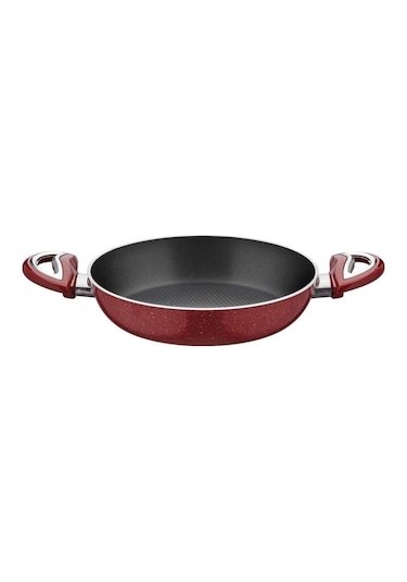 Taç Granit Teflon Sahan Omlet 18 Cm Kırmızı