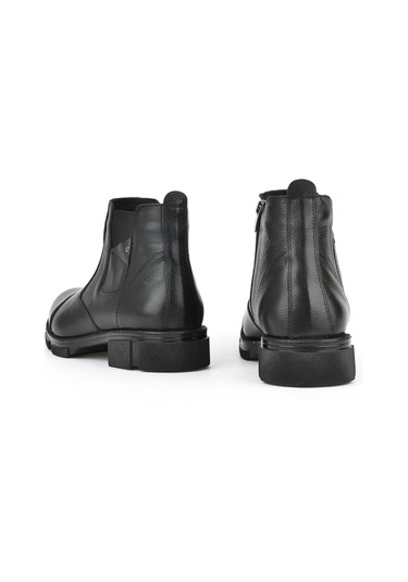 Ziya, Erkek Hakiki Deri Kürklü Bot 153999z017 Siyah 153999z017 000 Siyah