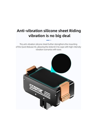 Skycity Djı Osmo Action 4/3 İçin Metal Manyetik Hızlı Montajlı Kollapsible Genişletme Tabanı - Saçma Kaldırma, Sarsıntı Direnci Ve Çoklu Arayüz