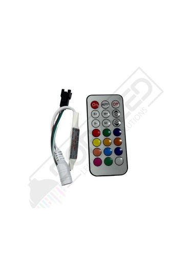 Sp104e Ws2811-ws2812 Volt Argb Pixel Kontrol Devresi 21 Tuşlu Rf Kumandalı Magic Led
