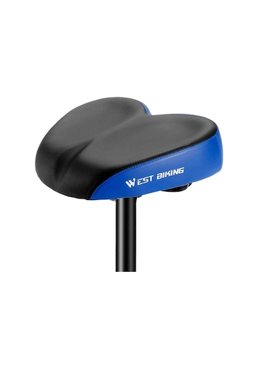 West Biking Ergonomik Bisiklet Selesi Mavi - Siyah