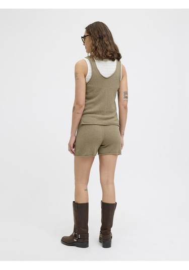 Jack & Jones Kadın Kalin Askili Triko Bluz - Amara - 12275494 Coriander