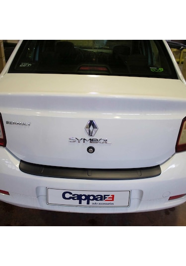 Cappafe Renault Symbol Arka Tampon Eşiği Koruma Abs Mat Siyah N11.17824