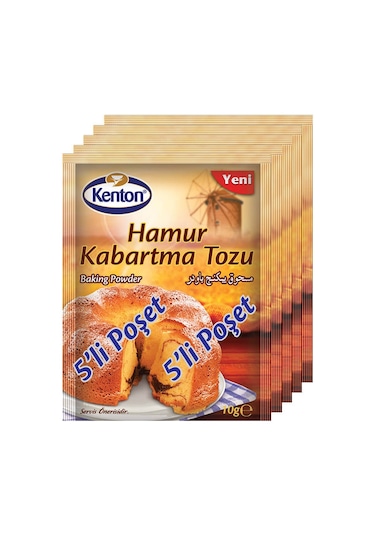 Kenton Hamur Kabartma Tozu 5 x 10 G