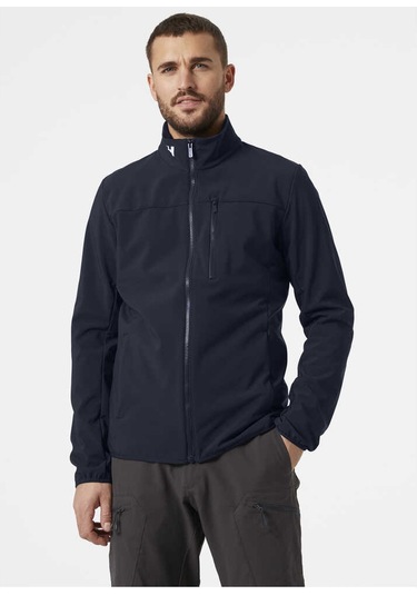 Helly Hansen Crew Jacket 2.0 Erkek Softshell Mavi Lacivert