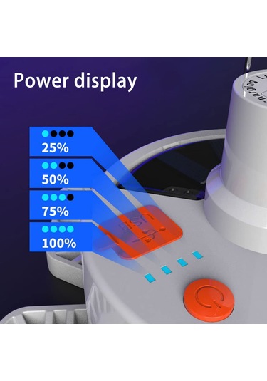 Lekaufen 169 Uzaktan Kumandalı Led Solar Kamp Lambası, 360 Siyah