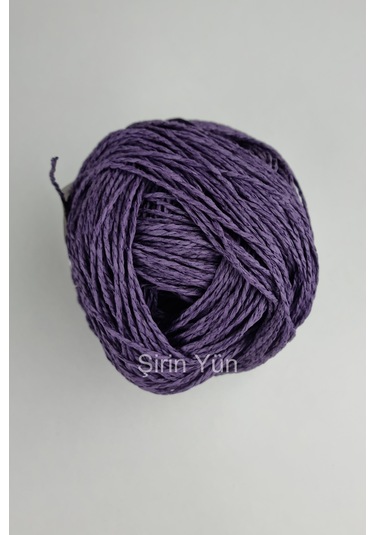 Sarılmış Kağıt İp 100 Gram Patlıcan Moru