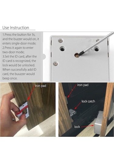 Besthome1 Akıllı Kartlı Çekmece Kilidi - Kolay Kurulum, Dijital Kilit Diğer