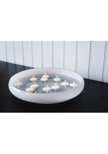 Sumuhome Fenomen Tealıght Suda Yüzen Mum 4 Saat 24 Adet Naturel