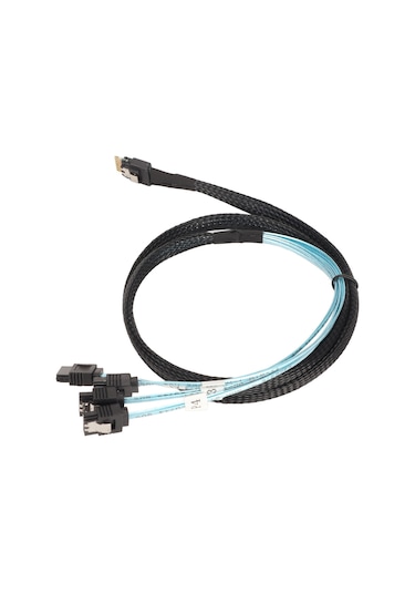Springsun Sff-8654 İle 4 Sata 7pin Bağlantılı 12gbps Hızlı Veri Transferi Sunucu Disk Dizisi Sas Kablosu 1m