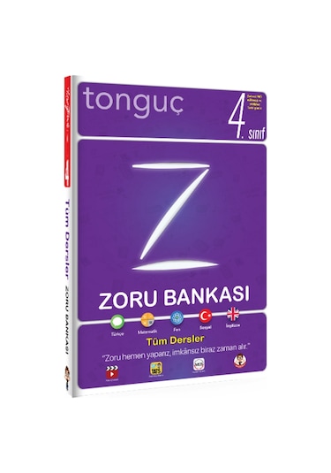 Tonguç 4.Sınıf Tüm Dersler Zoru Bankası Soru Bankası Test