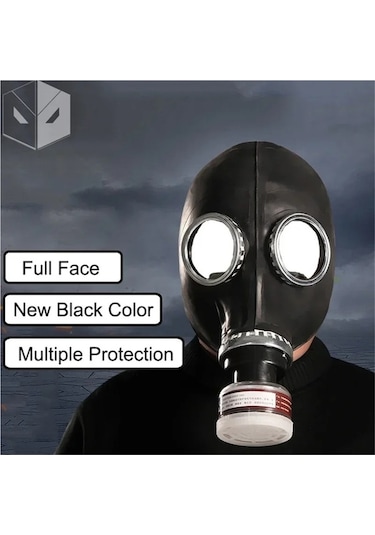 Wondernest Yeni Tipi Tam Siyah Maske Maske Jialan Gaz Çok Boyama Amaçlı 64 Uu