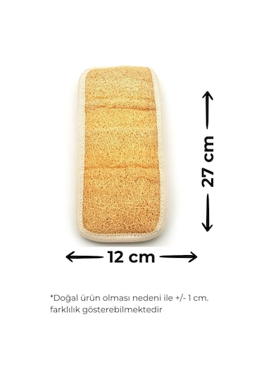Doğal Kabak Lifi 3'lü Banyo Hamam Kese Seti Yüz + Vücud + Sırt