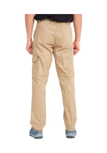 Şensel İş Pantolonu Bej Komando Cepli 54E1411 Bej