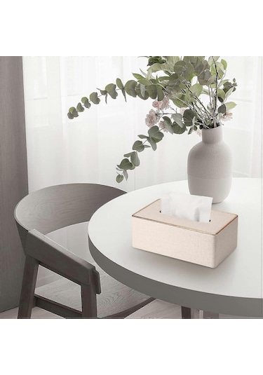 Mendil Kutusu Kapağı, Deri Mendil Kutusu Tutucu, Kleenex Ve Peçete İçin Dikdörtgen Mendil Kutusu Kapakları