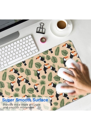 Hummingbird Büyük Oyun Mouse Pad 31.5x15.7 Inch,masaüstü, Dizüstü Ve Kablosuz Fare İçin-a20