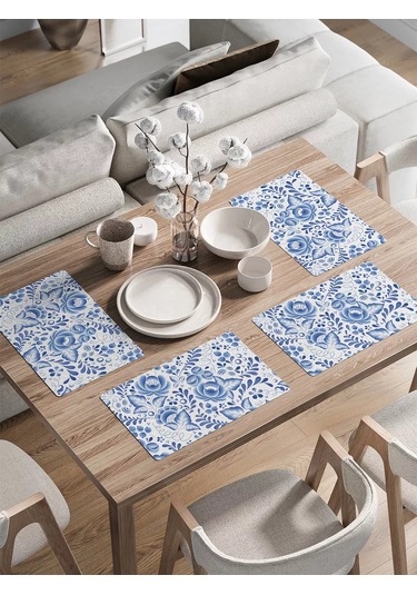 Joyarty Tabak Altlıklar "seramik Gjej" 30x46 Cm 134549850 Mavi