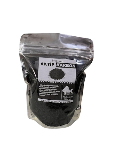 Premium Aktif Karbon Akvaryum Filtresi 250 Gram