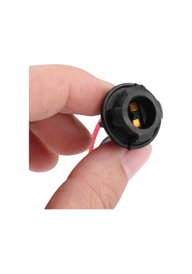 Springsun Motosiklet Elektrikli Araç Fari T10 Ampul Soketi, Tam Bakır Çekirdekli 15cm Kablo, 10 Adet, Kolay Kurulum, Ek Fari Ve Işık Modifikasyonu İçin