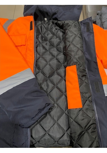 Reflektörlü Iş Güvenlik Montu-With Reflector Work Safety Jacket (521424416)