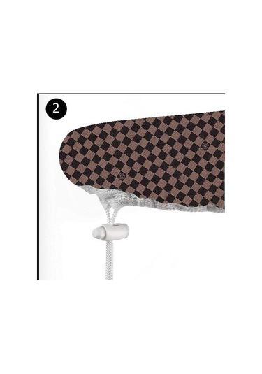 King Xxl 165x56cm Kahve Ütü Masası Kılıfı