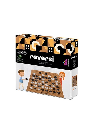 Reversi Ahşap Zeka Ve Akıl Oyunu 5+ Yaş 2 Oyuncu