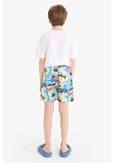 Defacto Erkek Çocuk Deniz Şortu F5856a825hser105 Ekru