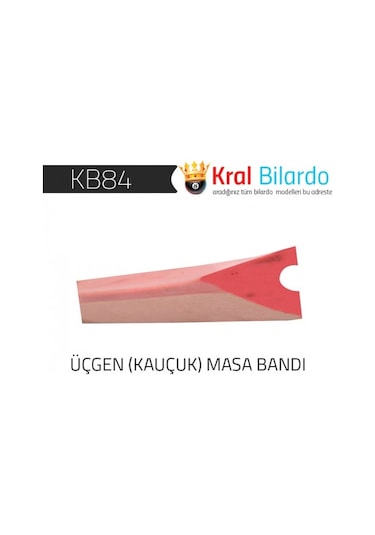 Bilardo Masası Bantı . Üçgen  Kauçuk  Masa Bandı