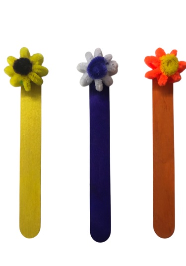 3 Lü Çiçek Model Ayraç