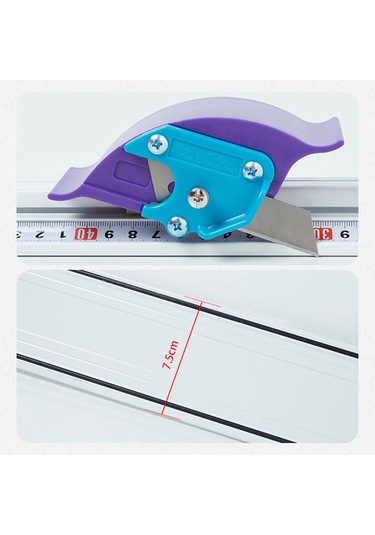 Suntek Magideal Fotoğraf Pvc Pet Kesici Cetvelli Kurulu Için Manuel 100cm