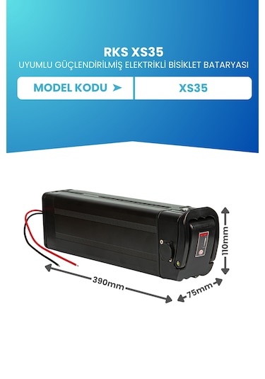 Rks Xs35 Uyumlu 36v 10ah Güçlendirilmiş Batarya