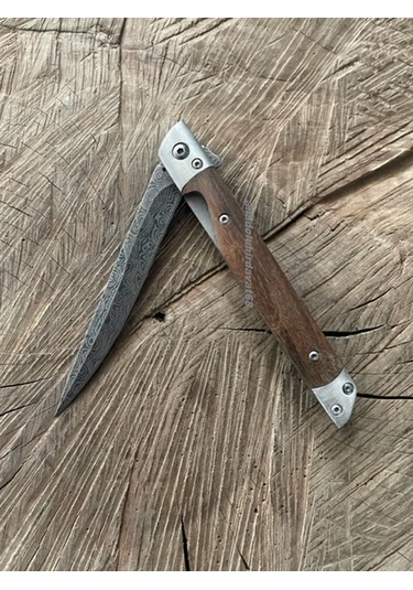 Alaska Carbon Cep Çakısı Kamp Çakısı Avcı Kampçı Bıçagı Cep Bıçak 22cm Gri