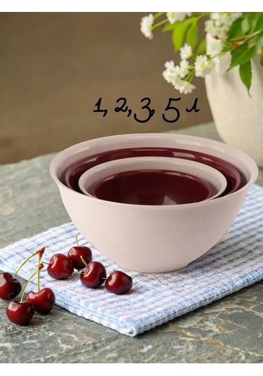 Mutfak İçin Plastik Kabuslar, 4 Adet: 1, 2, 3, 5 L, Set No:2 272114912