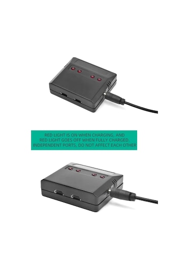 Sones Bir İla Dört 3.7v Lityum Pil Uçak Usb Şarj Cihazı Xh2.54 Portu