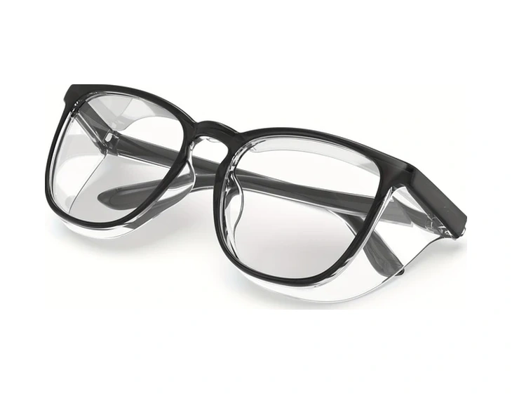 Willowhaven Siyah 1 Çift Şık Anti Fog Çizilmeye Dayanıklı Güvenlik Gözlüğü - Kadın Erkek İçin Koruyucu