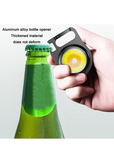 Tongxida Çok Renkli Cob El Feneri, Manyetik Anahtar Kancası J033 Çok Renkli