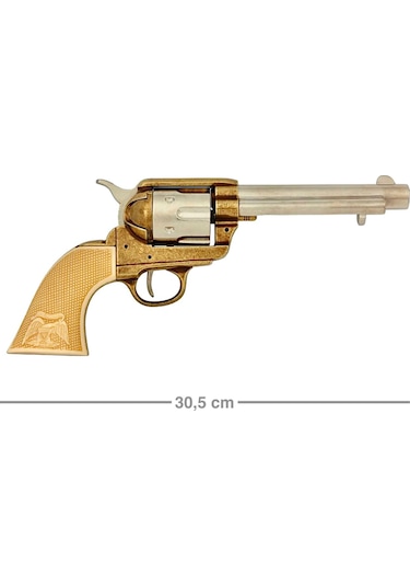 Denix Dekoratif Cal.45 Peacemaker Revolver 5½'' 30.5 Cm , Amerika 1873