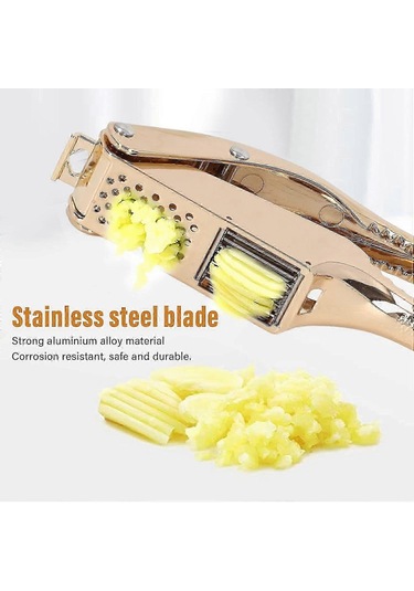 2'si 1 Arada Sarımsak Ezici, Sarımsak Kıyma Ve Sarımsak Dilimleme Çok Renkli