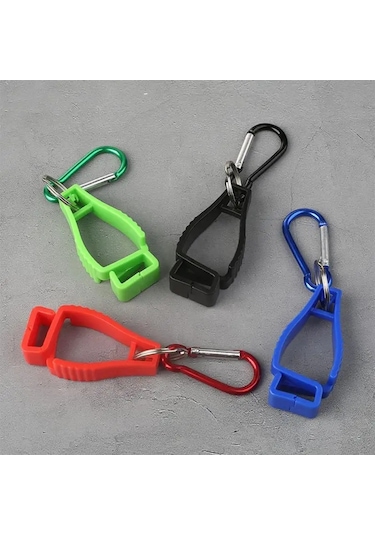 Stil C-iş Eldivenleri Guard Anti-kayıp Çalışma Eldivenleri Klipleraçık Hava Dağcılık Eldiveni Için Güvenlik Eldiven Tutucu Kapmak Klip Plastik