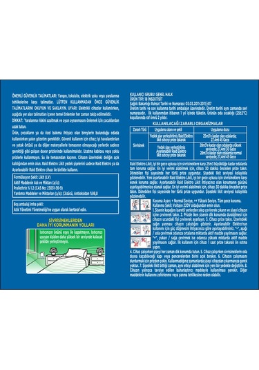 Raid Elektrolikit Likit Sinek Kovucu Yedek 45+45 Gece 2'li