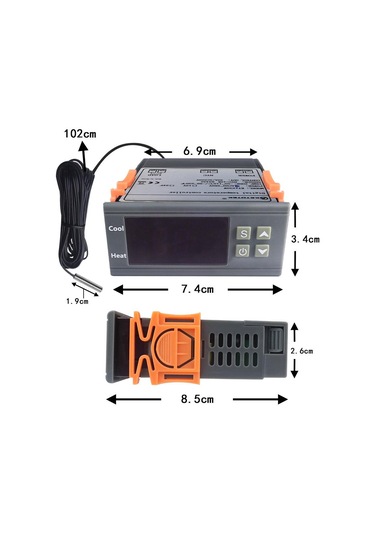 Ketotek KT1230W 90-250V 30A C/F  -50 110C Ntc Sensör Dijital Sıcaklık Kontrol Regülatörü  Termostat