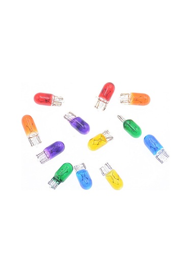 Vkemall Led Işık T10 Araç Fişi Ampul 12v5w Halojen Lamba, Gösterge Lambası, Genişlik Gösterge Lam