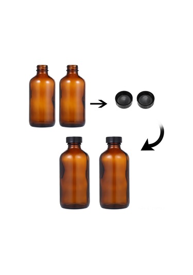 Qingmipy 2'li Kahverengi Cam Sprey Şişe Seti - 8oz Yeniden Doldurulabilir - Saç Bakımı Ve Bahçe İçin İnce Buhar Spreyi