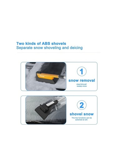 Wondernest Teleskopik Kar Küreği Kazıyıcı, Cam Buz Fonksiyonlu Araba Oda 0