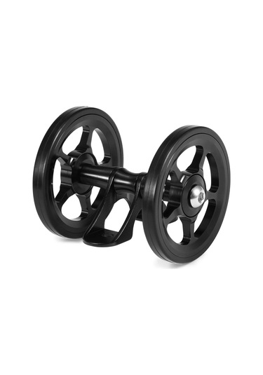 Lixada Alüminyum Alaşımlı Bisiklet Çift Makaralı Arka Tekerlekler Brompton Katlanır Bisiklet Arka İçin Yedek Siyah