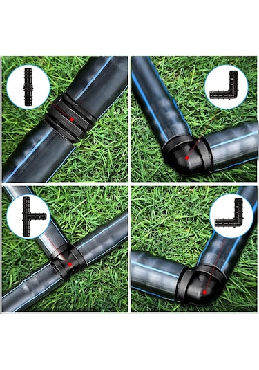 100mt. Kahverengi Deliksiz Damlama Sulama Borusu Malzemeleri