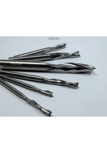 Tegfari Cnc Router Bıçak 6X19 Mm Mdf Ahşap Karbur