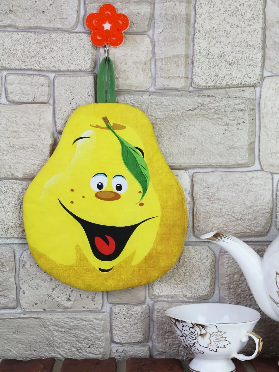 Cherir Neşeli Meyveler 17x21 Cm Havlu Seti 10385268 Gri