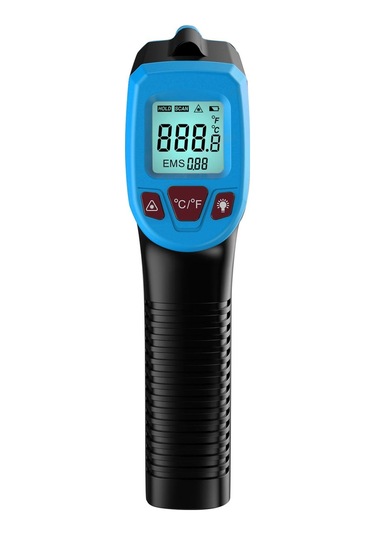 Jms Temassız Dijital Lazer Sıcaklık Tabancası -58 Derece F İla 1112 Derece F -50 Derece C İla 600 Derece C Mavi